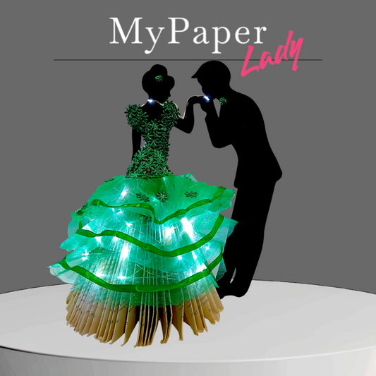 Creazioni di carta "Coppia Smeraldo" - My Paper Lady