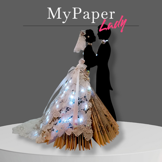 Creazioni di carta "Sposa in pizzo" - My Paper Lady