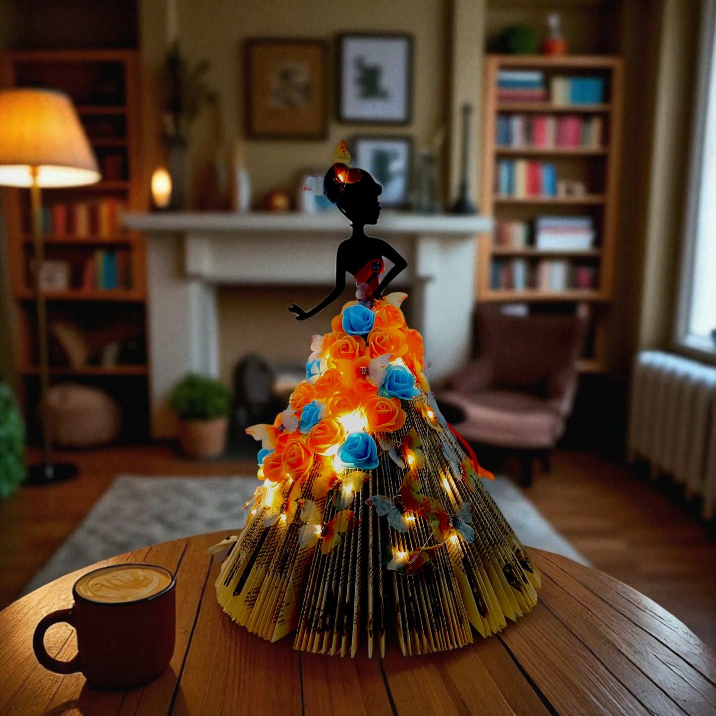 Creazioni di carta "Lady Arancia e Farfalle" - My Paper Lady