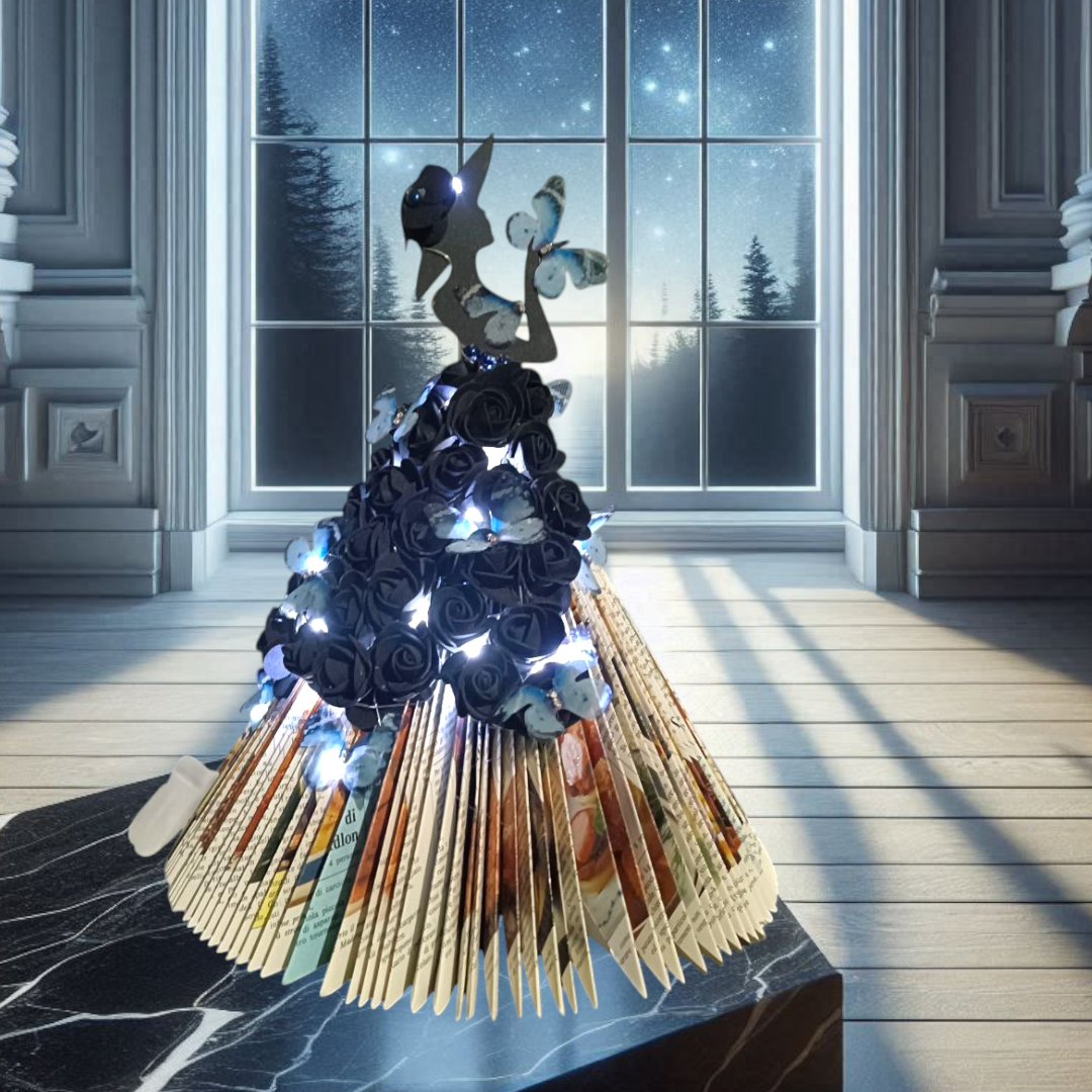 Creazioni di carta "Lady Black e Farfalle" - My Paper Lady