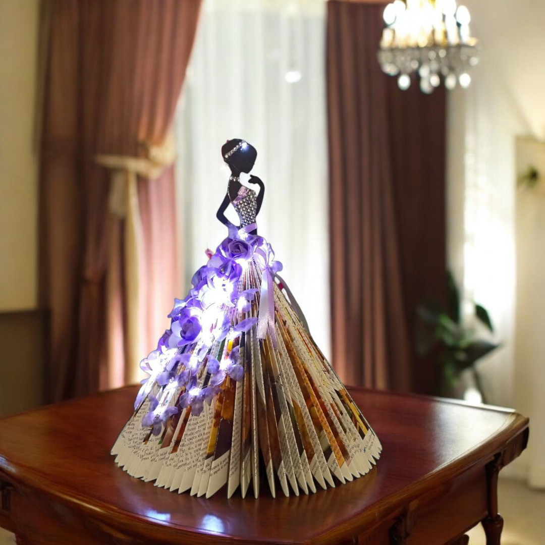 Creazioni di carta "Lady Lilla e farfalle" - My Paper Lady