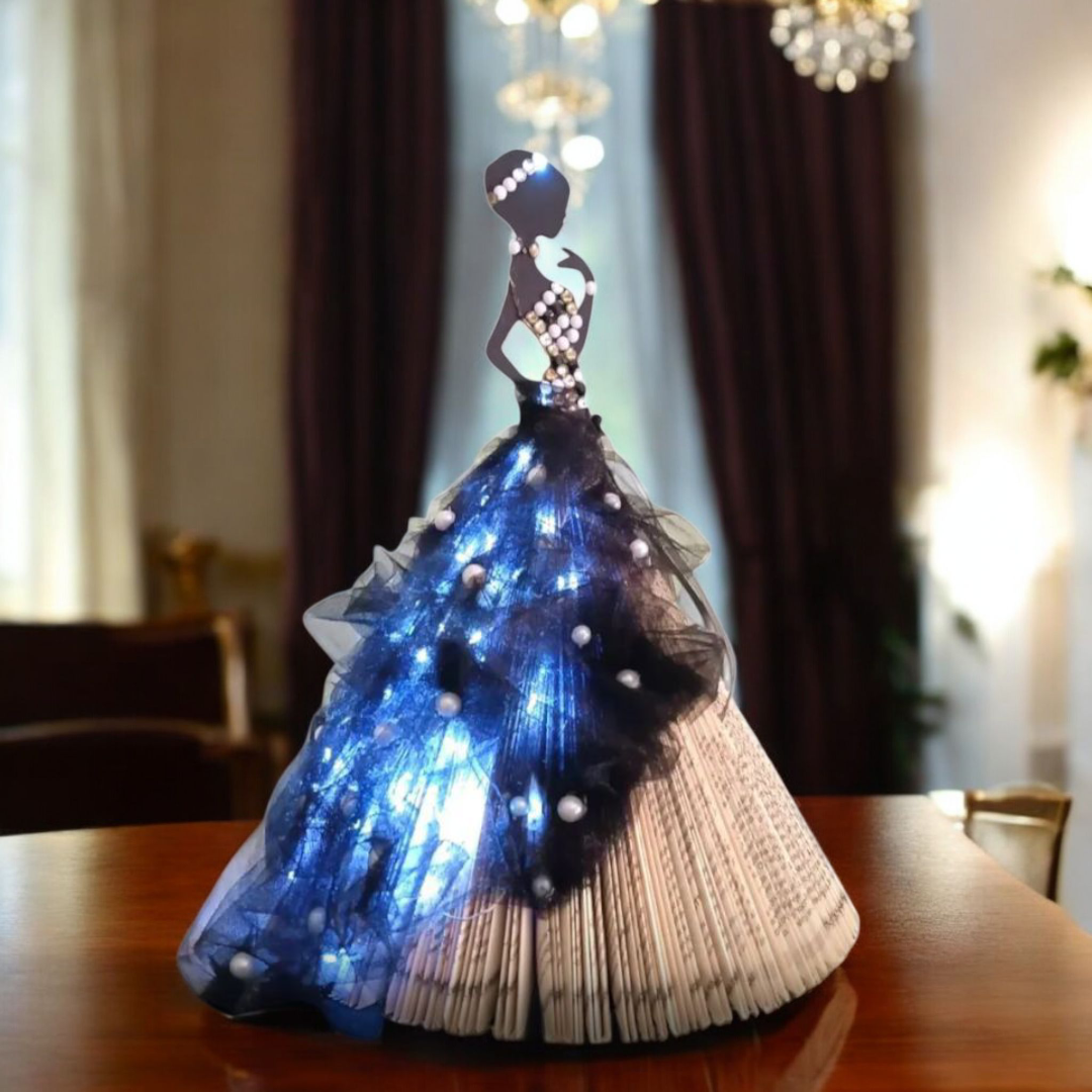 Creazioni di carta "Lady Elegant in black" - My Paper Lady