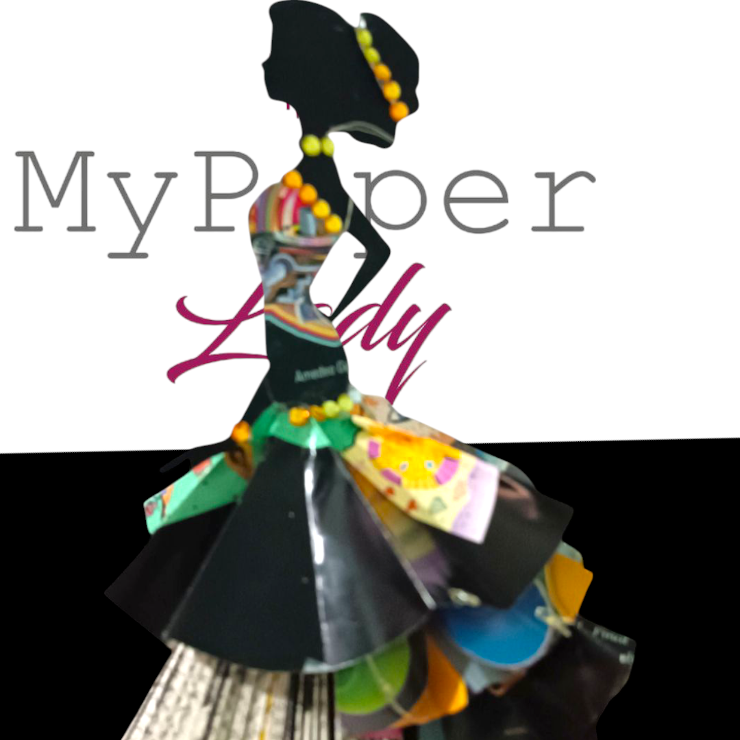 Creazioni di carta "Houte Couture con strascico" - My Paper Lady