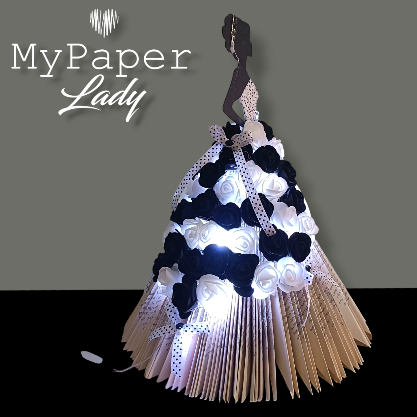 Creazioni di carta "Lady Black & White" - My Paper Lady