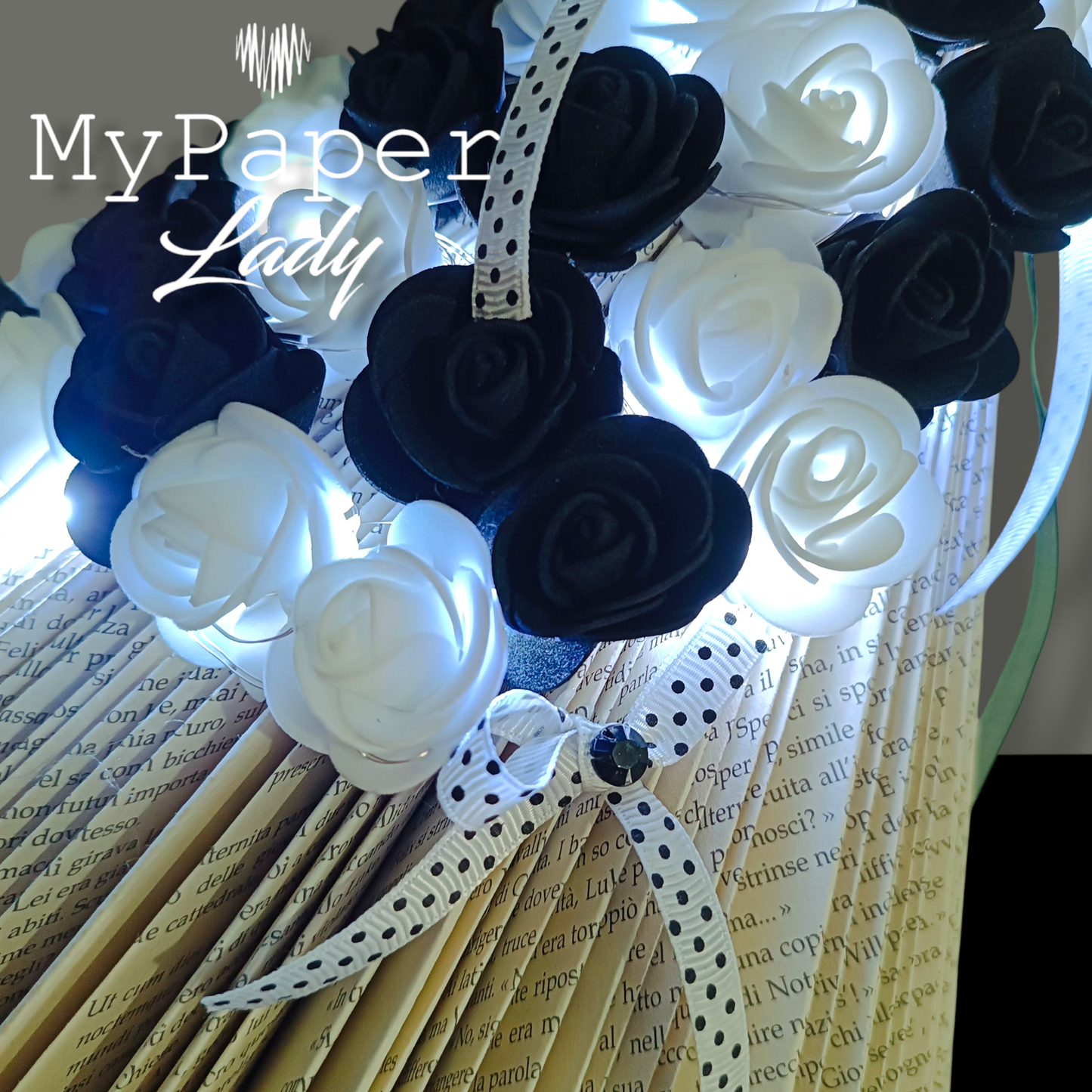 Creazioni di carta "Lady Black & White" - My Paper Lady