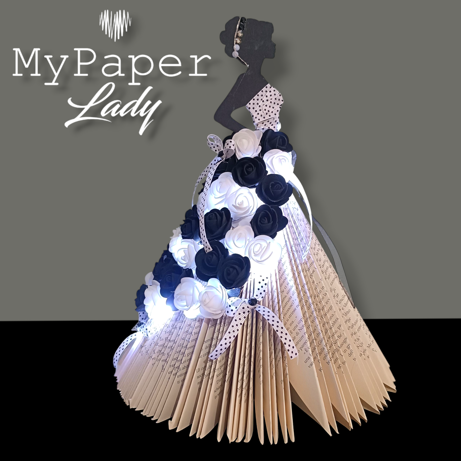 Creazioni di carta "Lady Black & White" - My Paper Lady