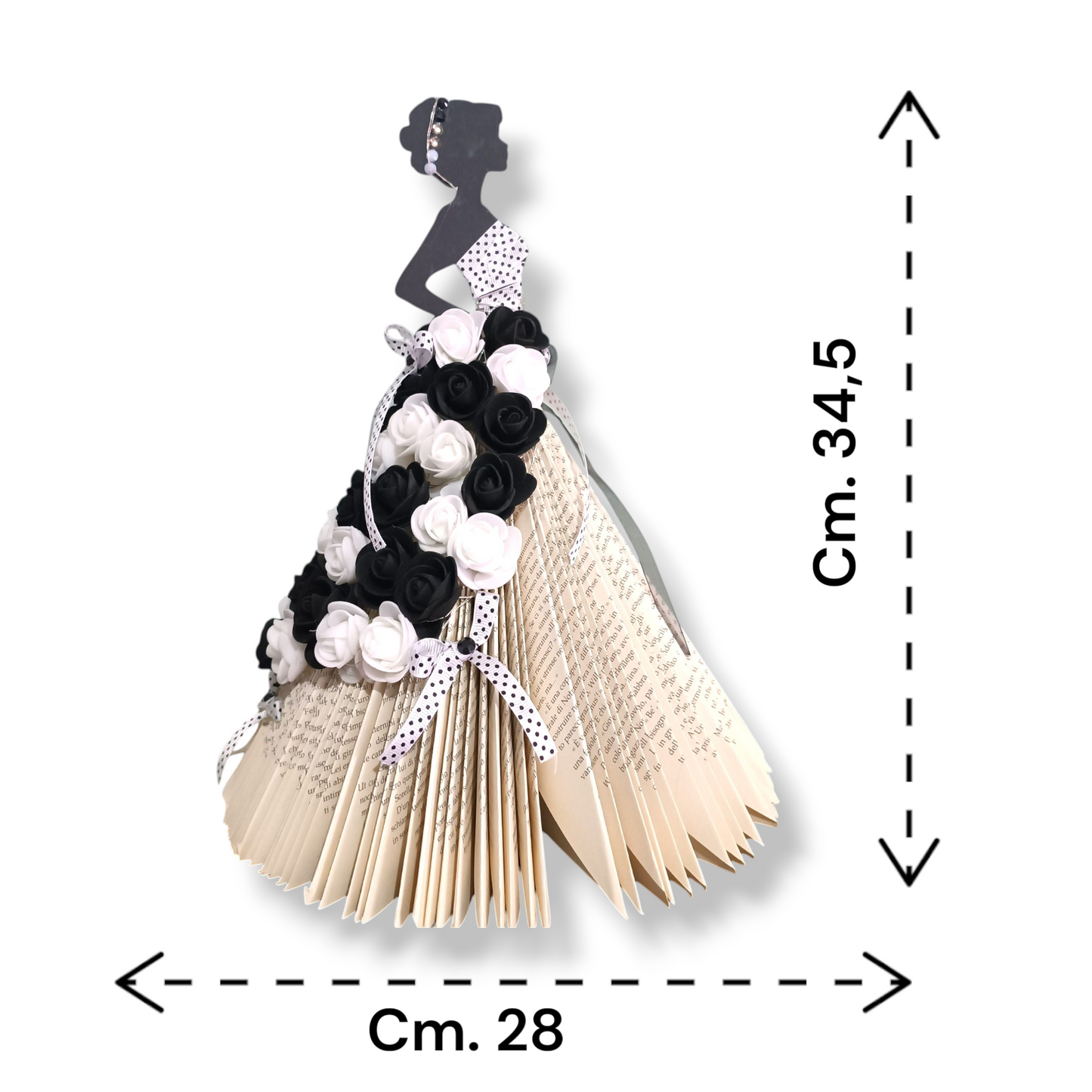 Creazioni di carta "Lady Black & White" - My Paper Lady