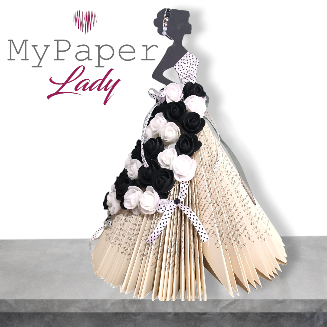 Creazioni di carta "Lady Black & White" - My Paper Lady