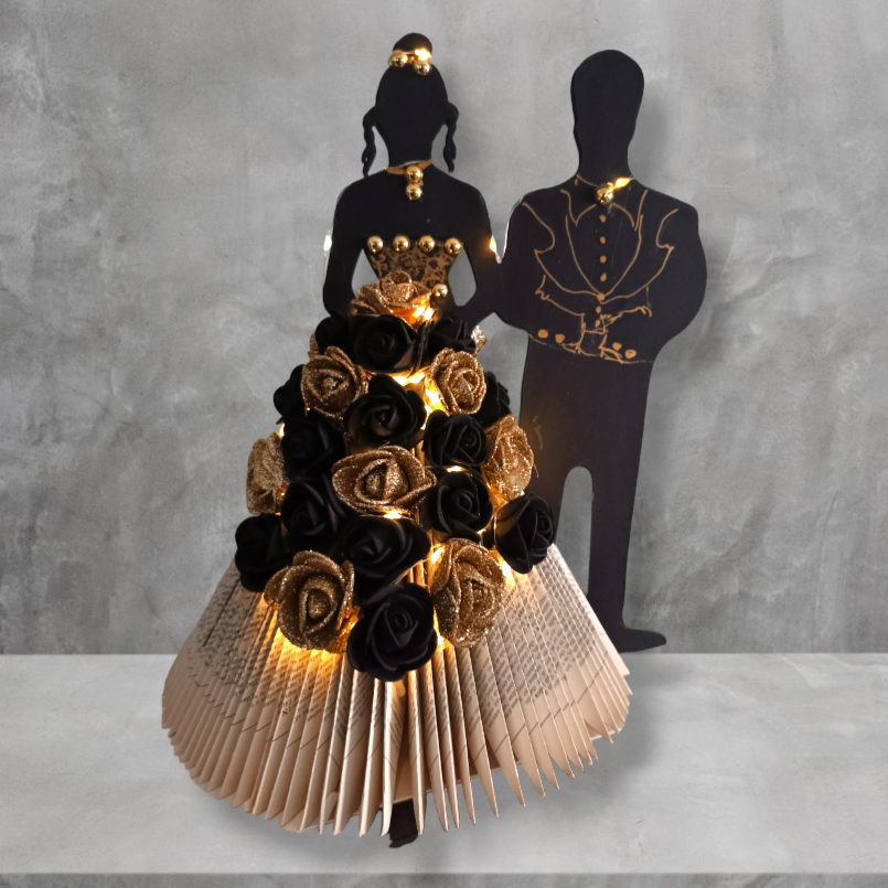 Creazioni di carta "Coppia Black & Gold" - My Paper Lady