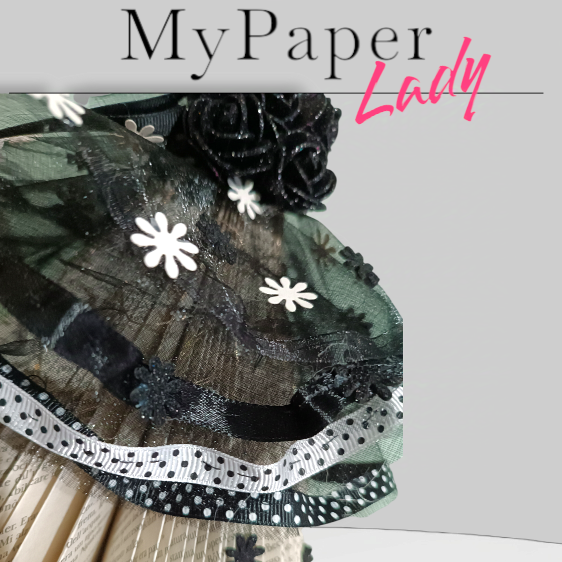 Creazioni di carta "Lady Black e White"