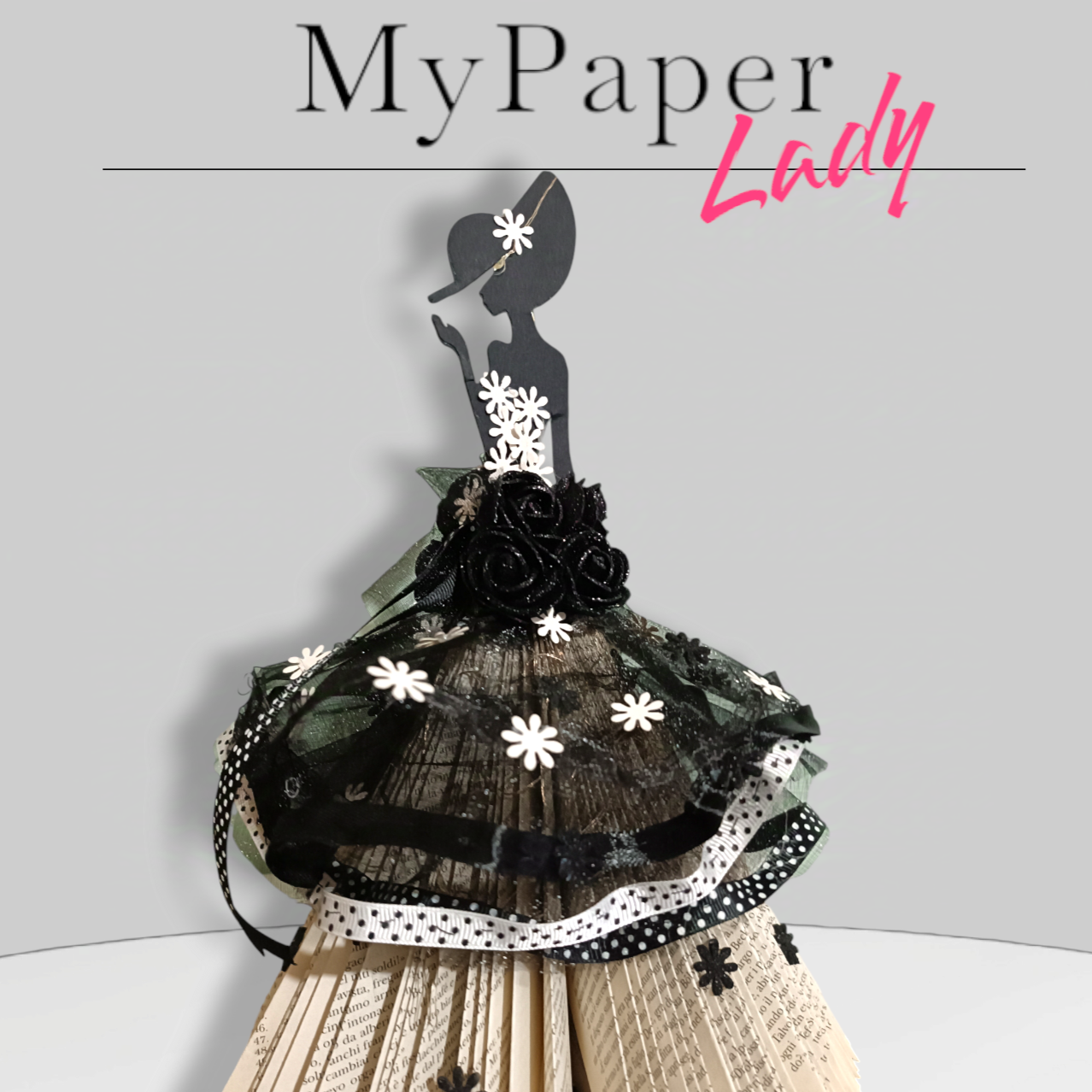 Creazioni di carta "Lady Black e White"