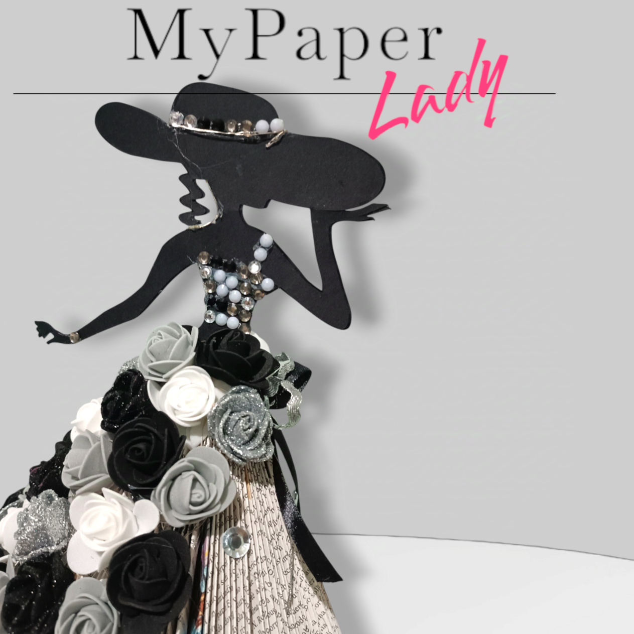 Creazioni di carta "Lady Black e White"