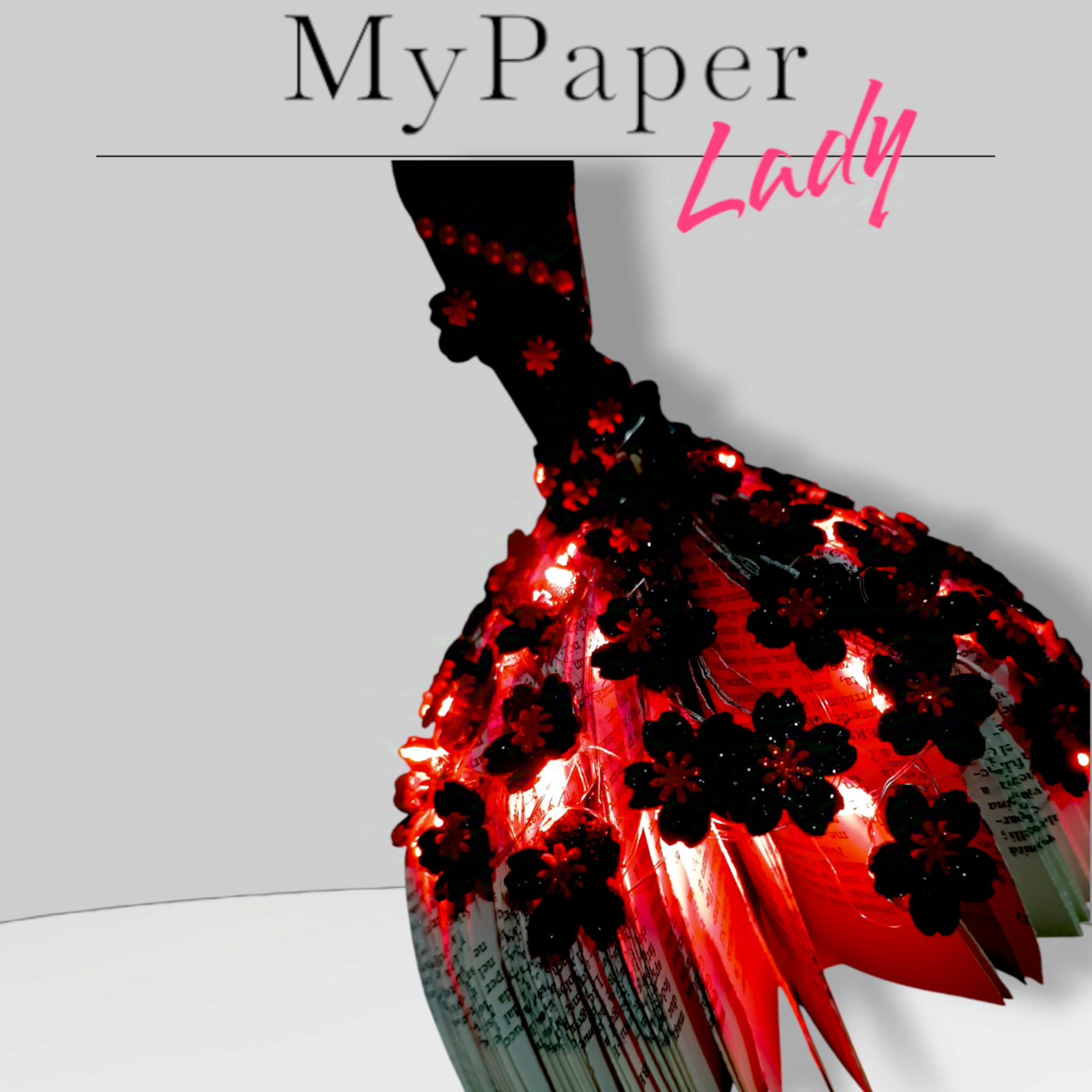 Creazioni di carta "Lady Sirena Black Red'