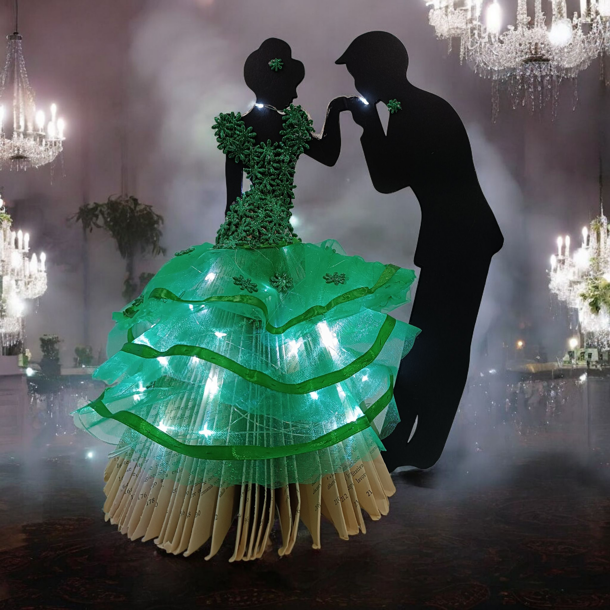 Creazioni di carta "Coppia Smeraldo" - My Paper Lady