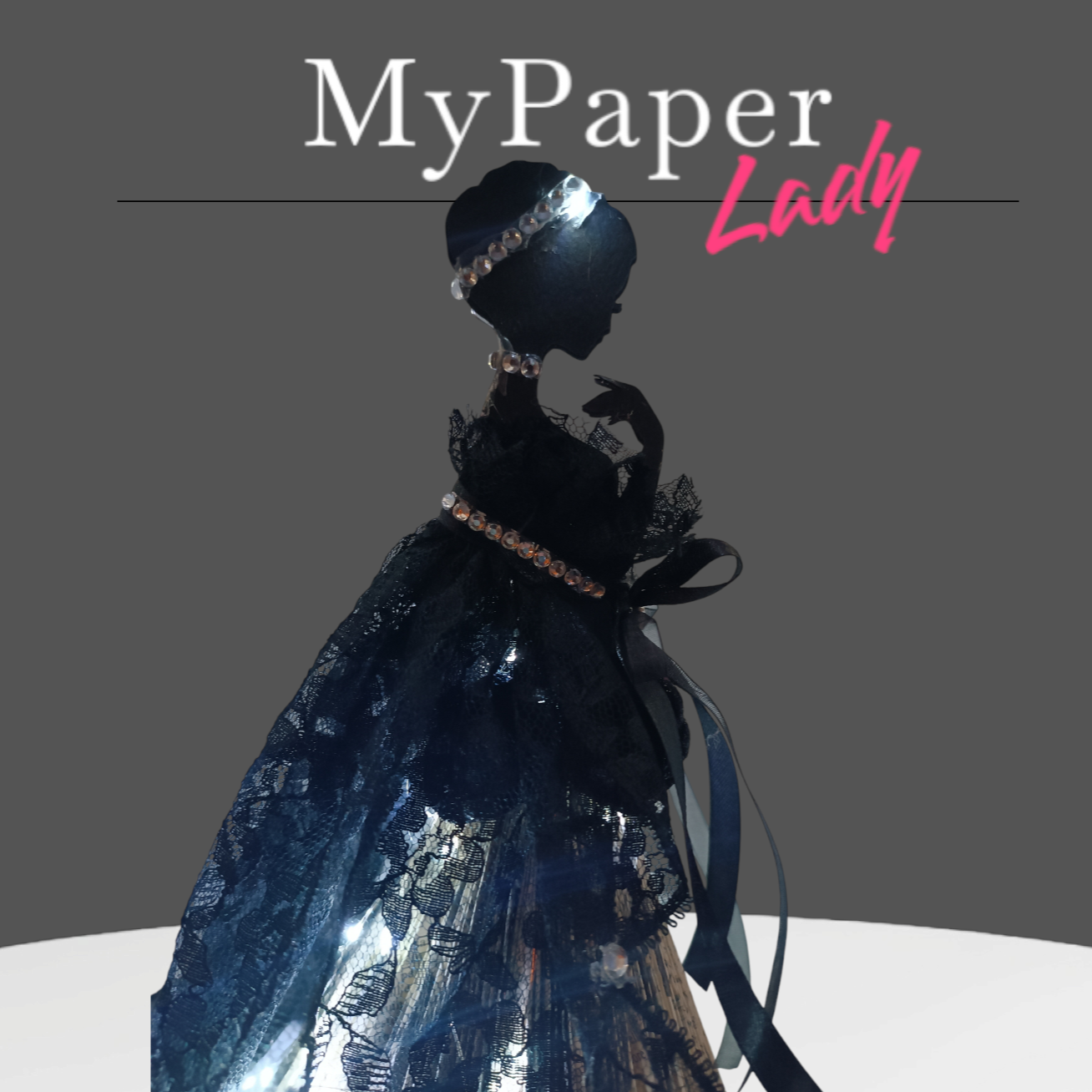 Creazioni di carta "Lady Black style"