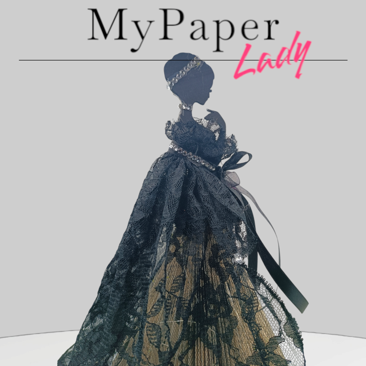 Creazioni di carta "Lady Black style"