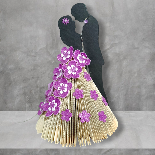 Creazioni di carta "Coppia in Viola" - My Paper Lady