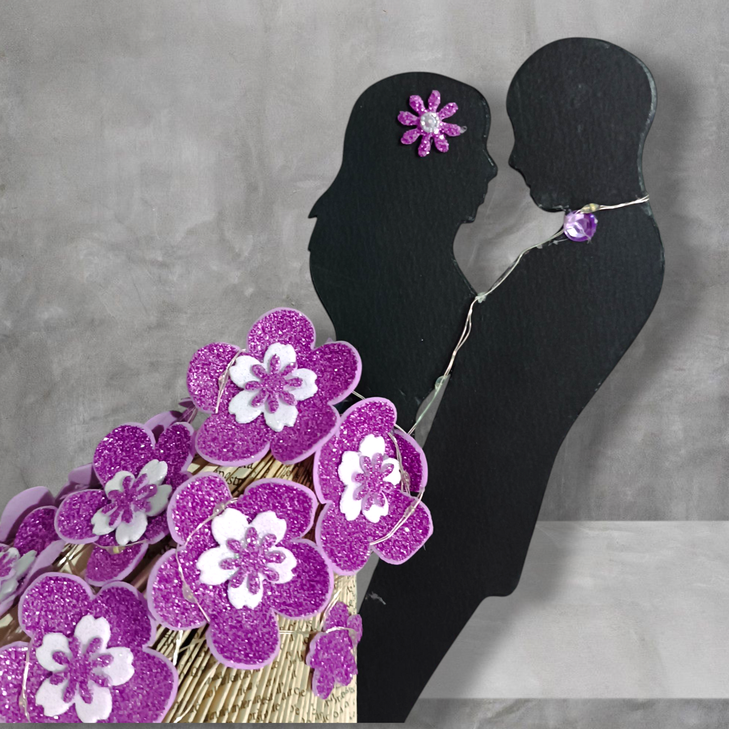 Creazioni di carta "Coppia in Viola" - My Paper Lady