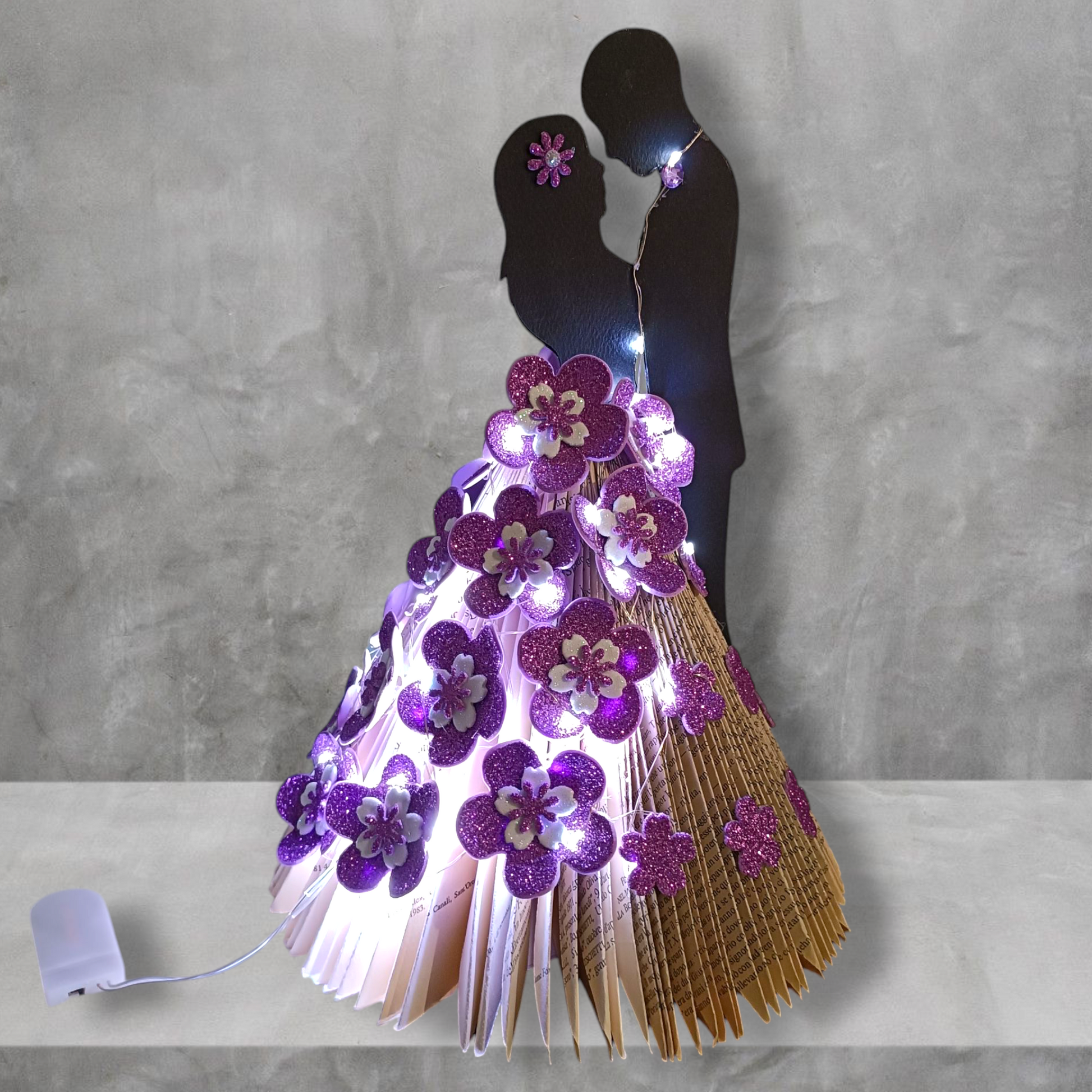 Creazioni di carta "Coppia in Viola" - My Paper Lady