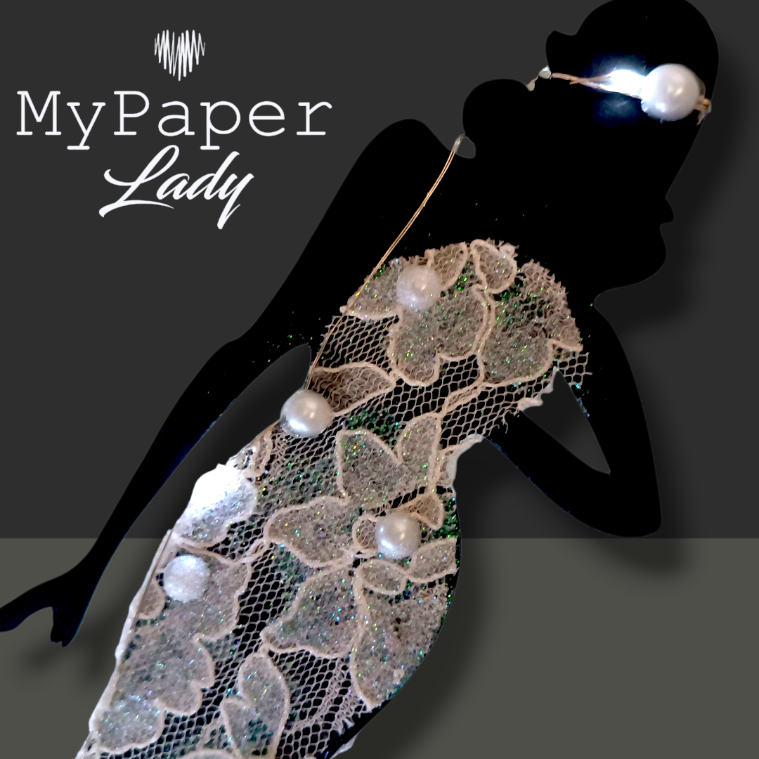 Creazioni di carta "Lady Pizzo bianco" - My Paper Lady