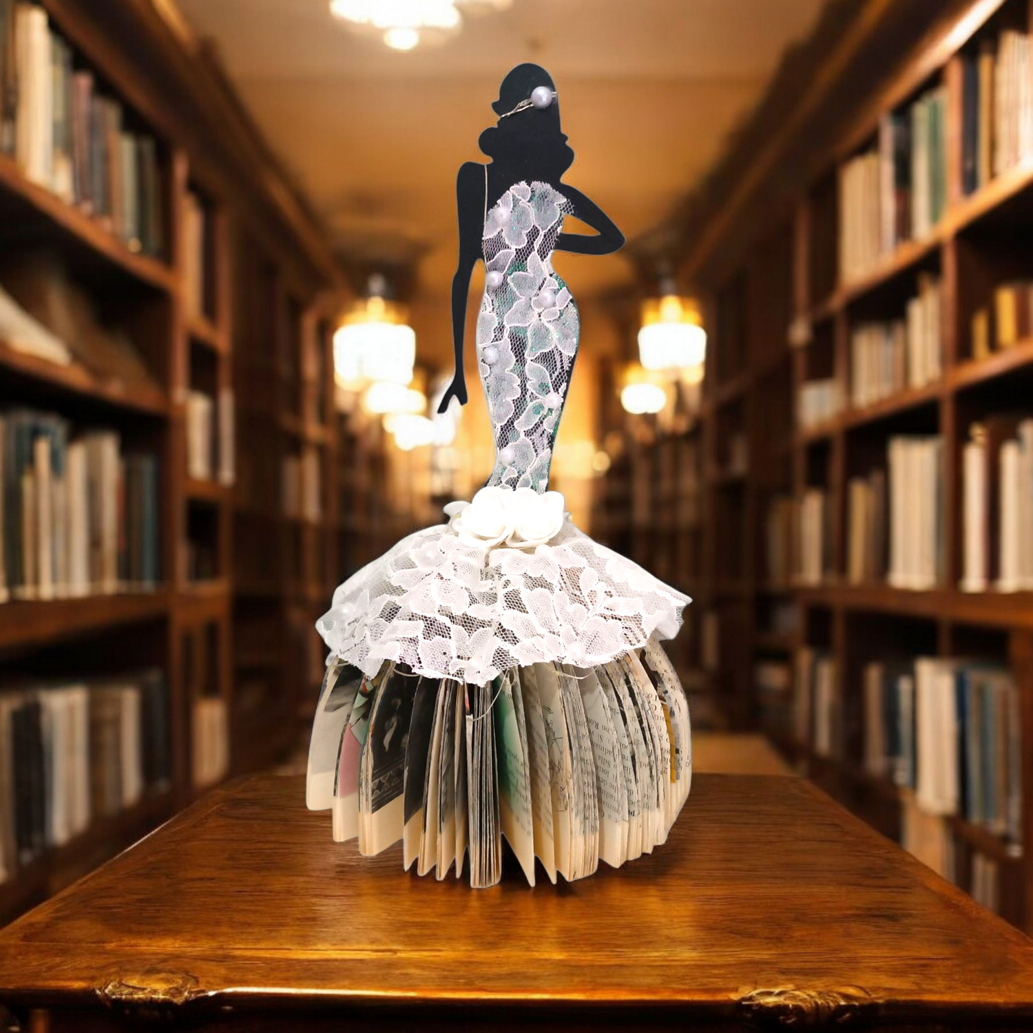 Creazioni di carta "Lady Pizzo bianco" - My Paper Lady