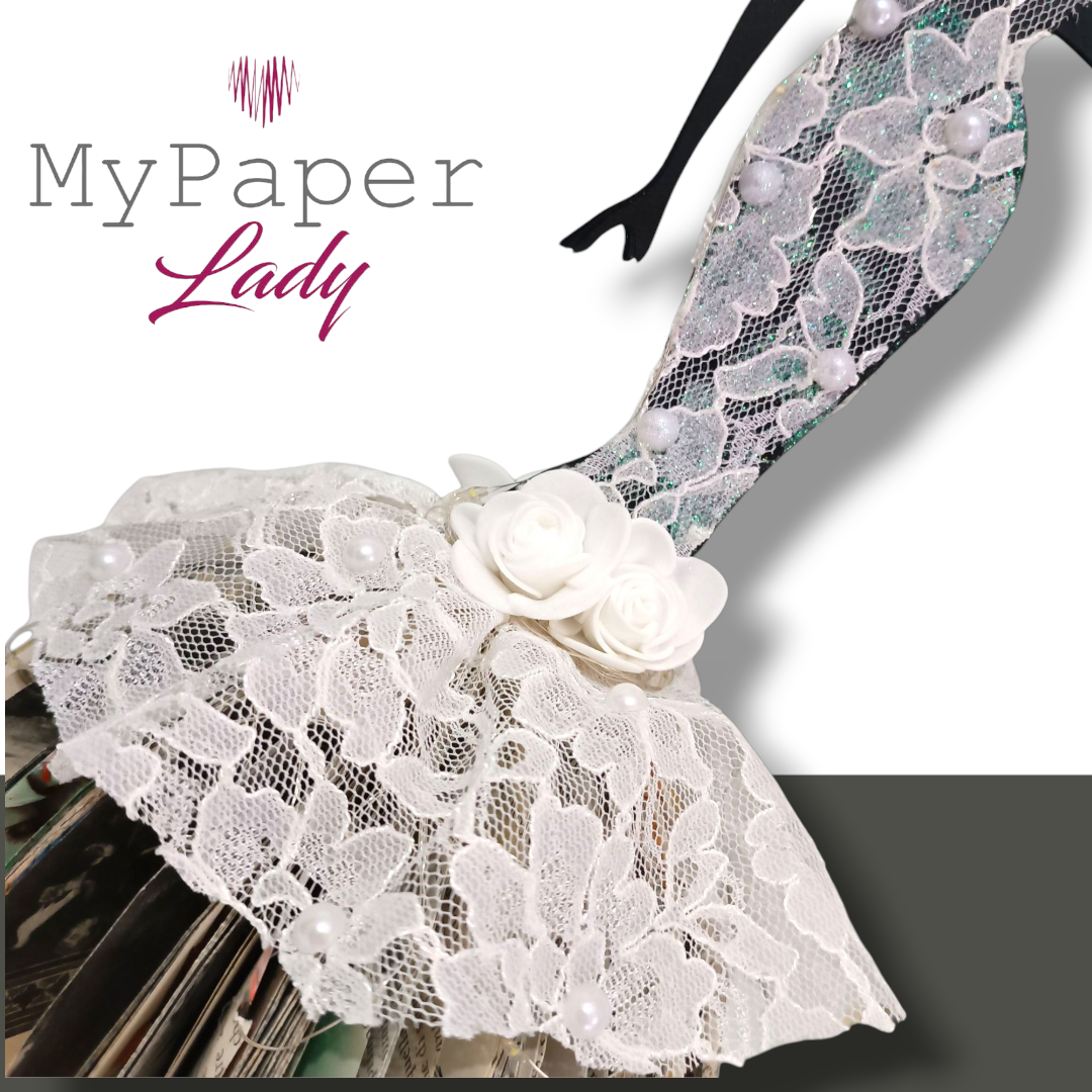 Creazioni di carta "Lady Pizzo bianco" - My Paper Lady