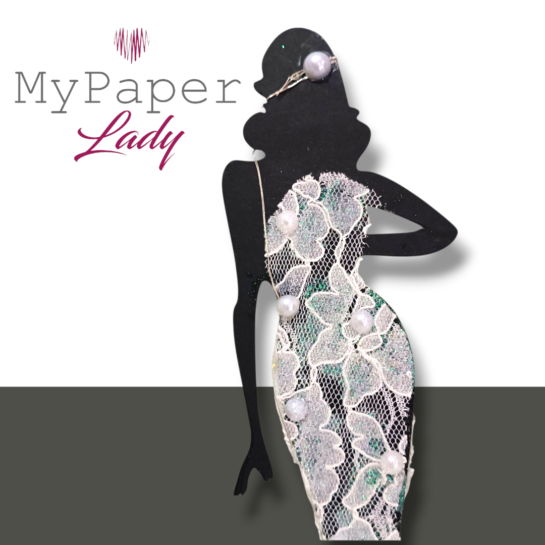 Creazioni di carta "Lady Pizzo bianco" - My Paper Lady