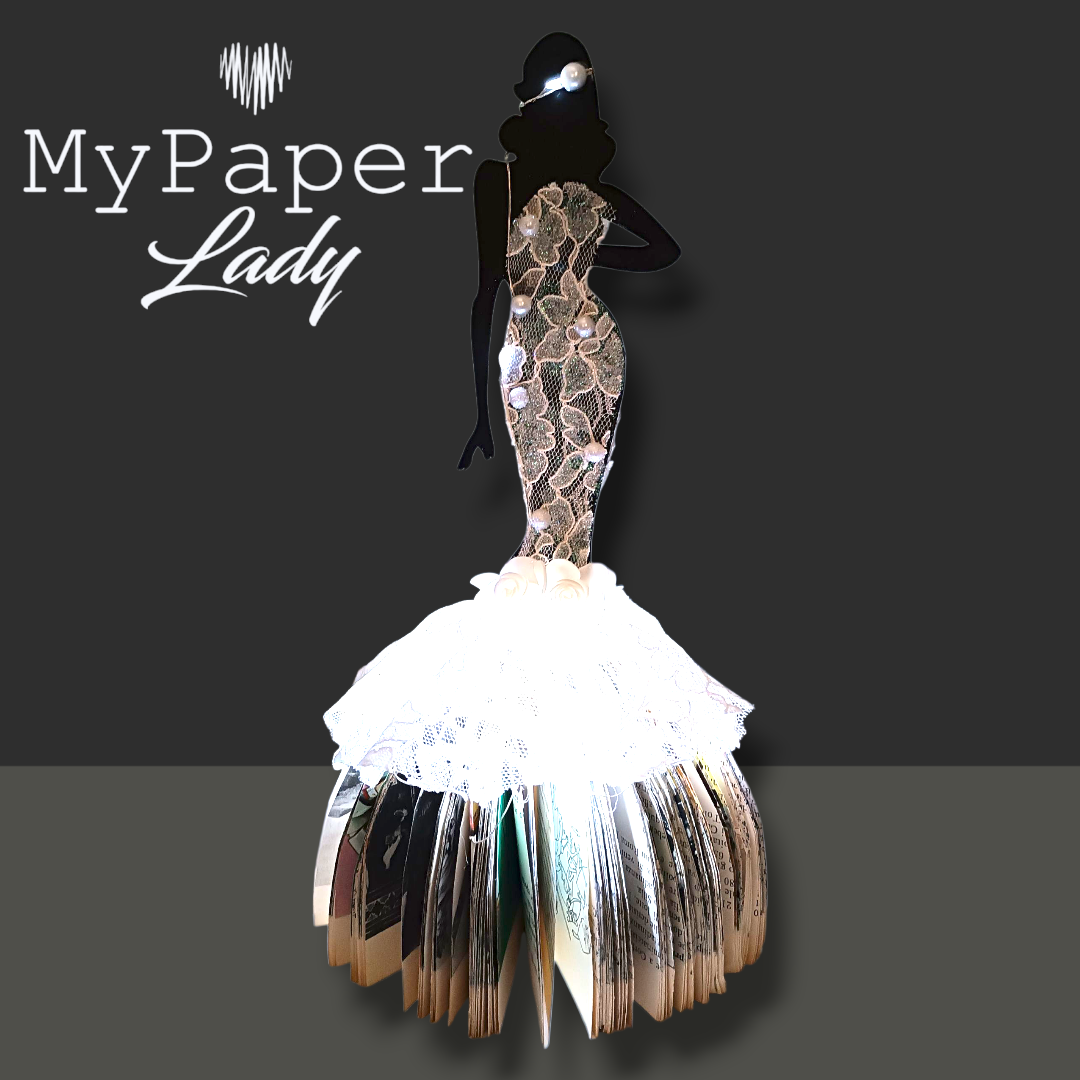 Creazioni di carta "Lady Pizzo bianco" - My Paper Lady