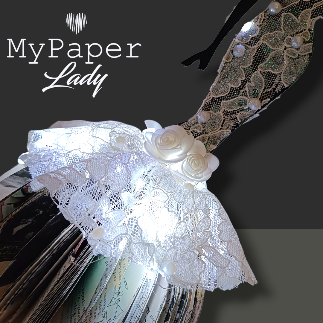 Creazioni di carta "Lady Pizzo bianco" - My Paper Lady