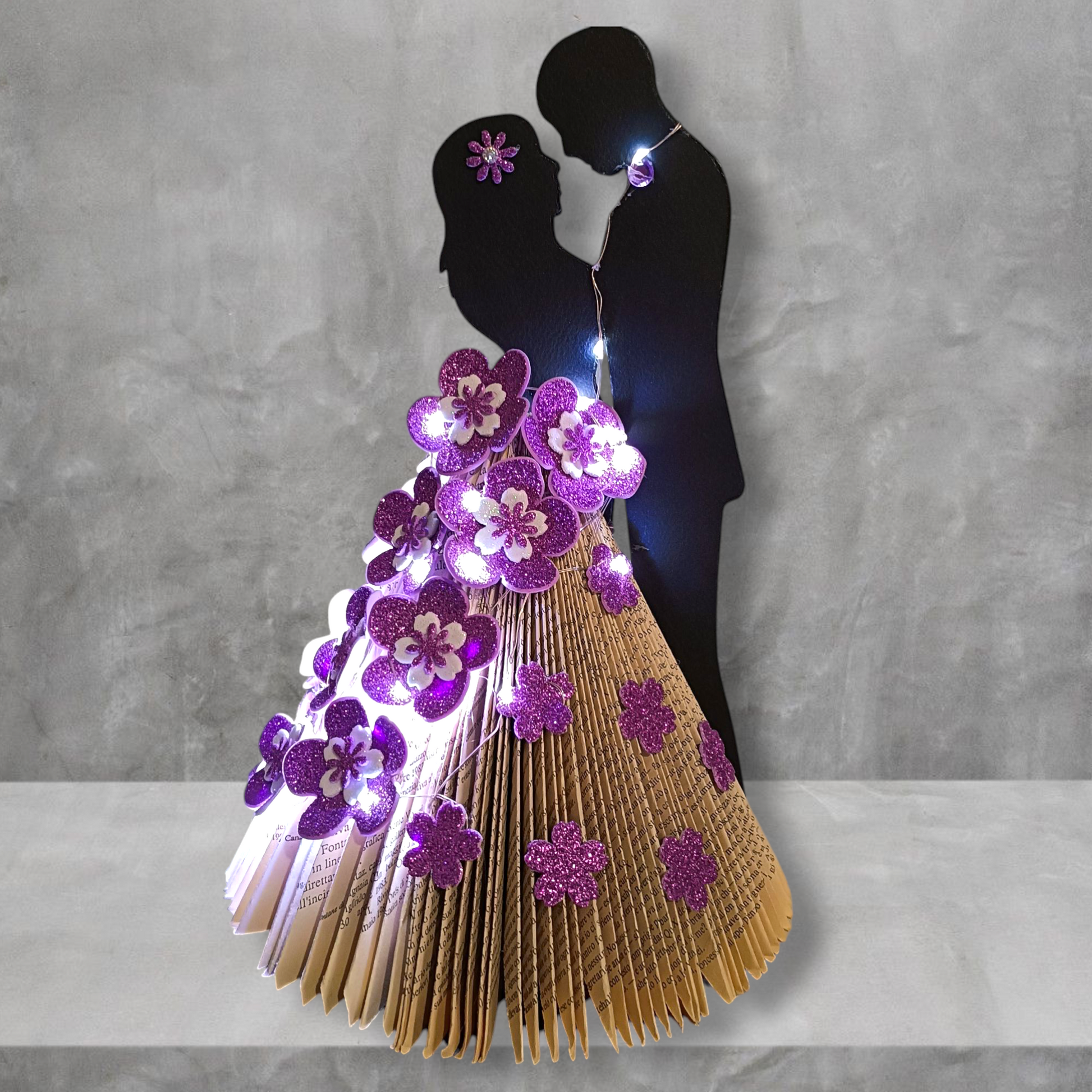 Creazioni di carta "Coppia in Viola" - My Paper Lady