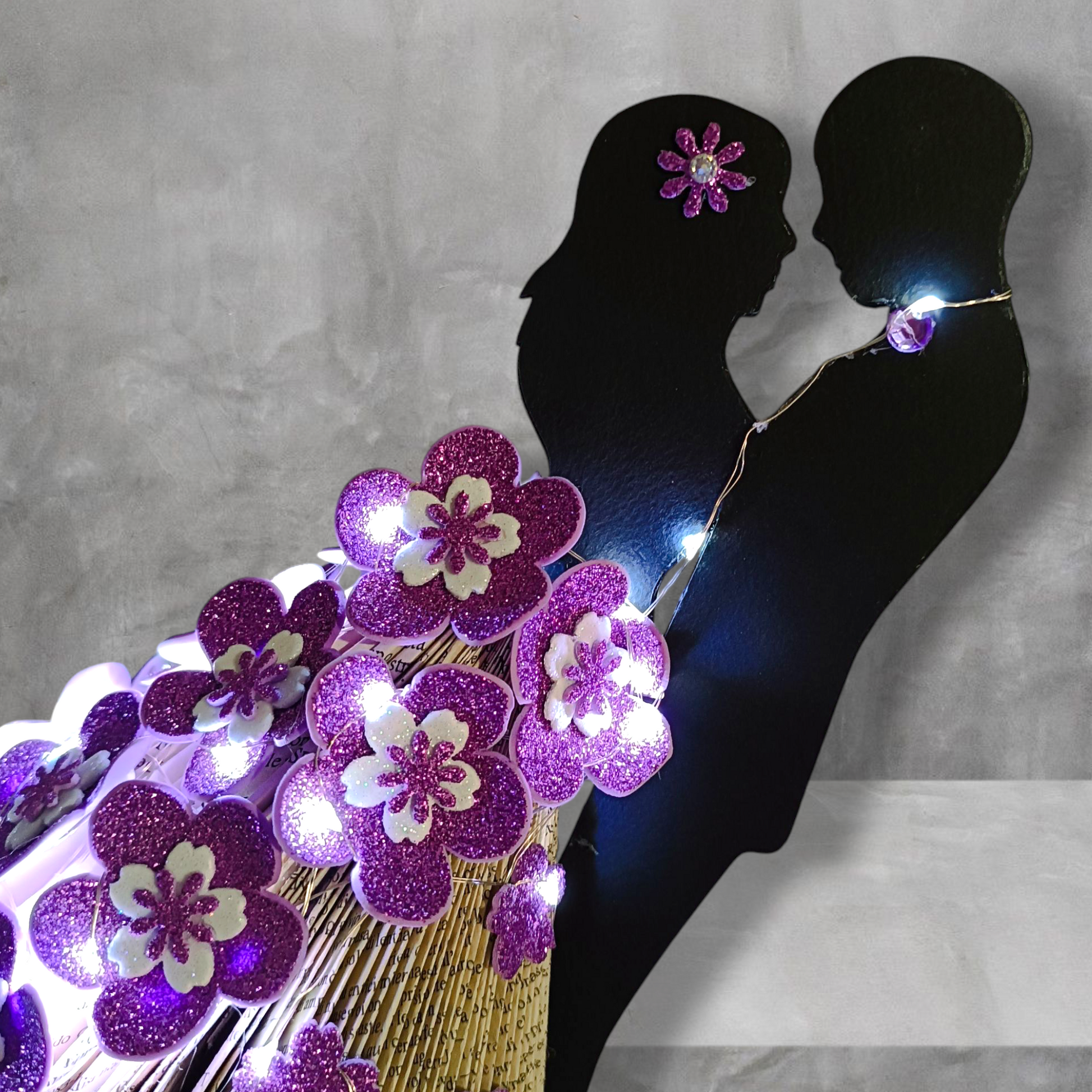 Creazioni di carta "Coppia in Viola" - My Paper Lady