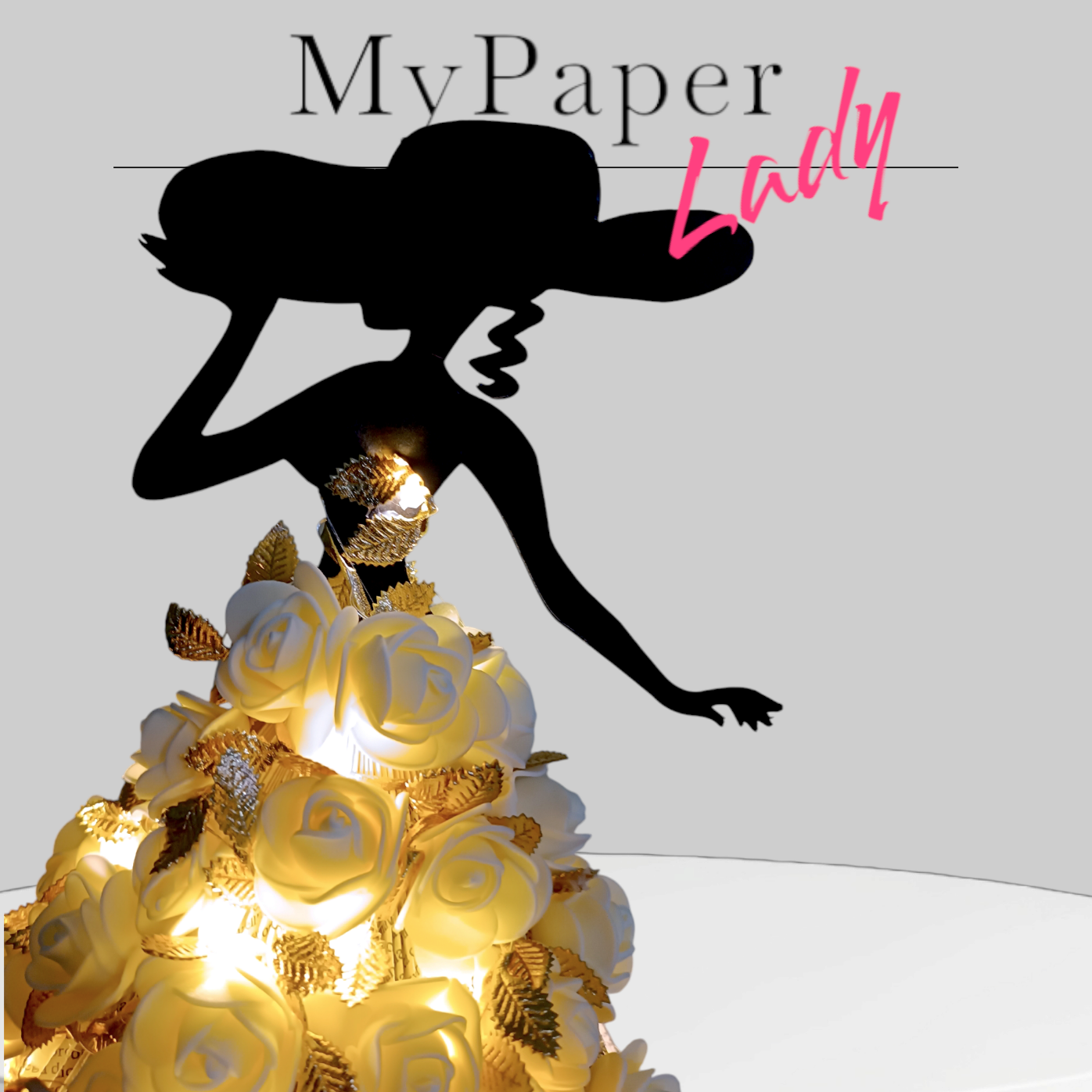 Creazioni di carta "Lady White e Gold" - My Paper Lady