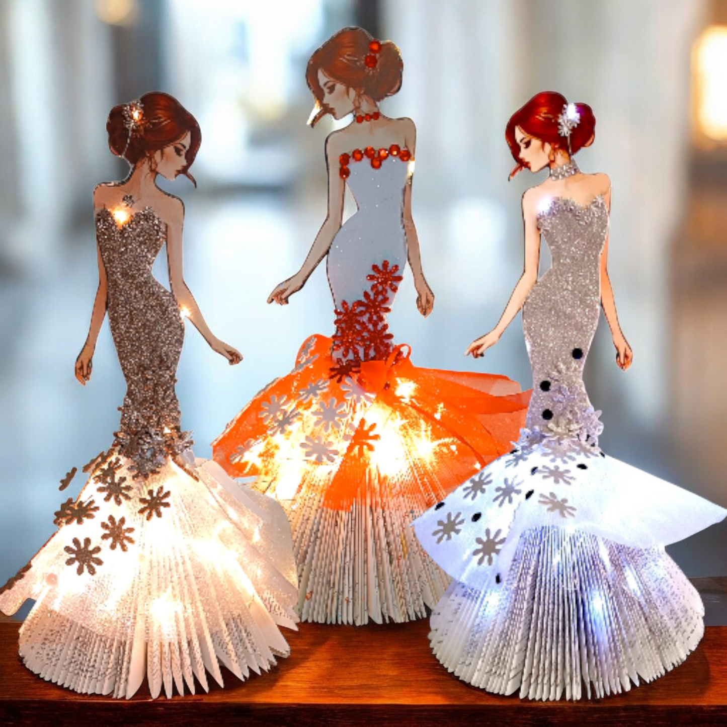 Creazioni di carta “Lady Fashion Glitter ”