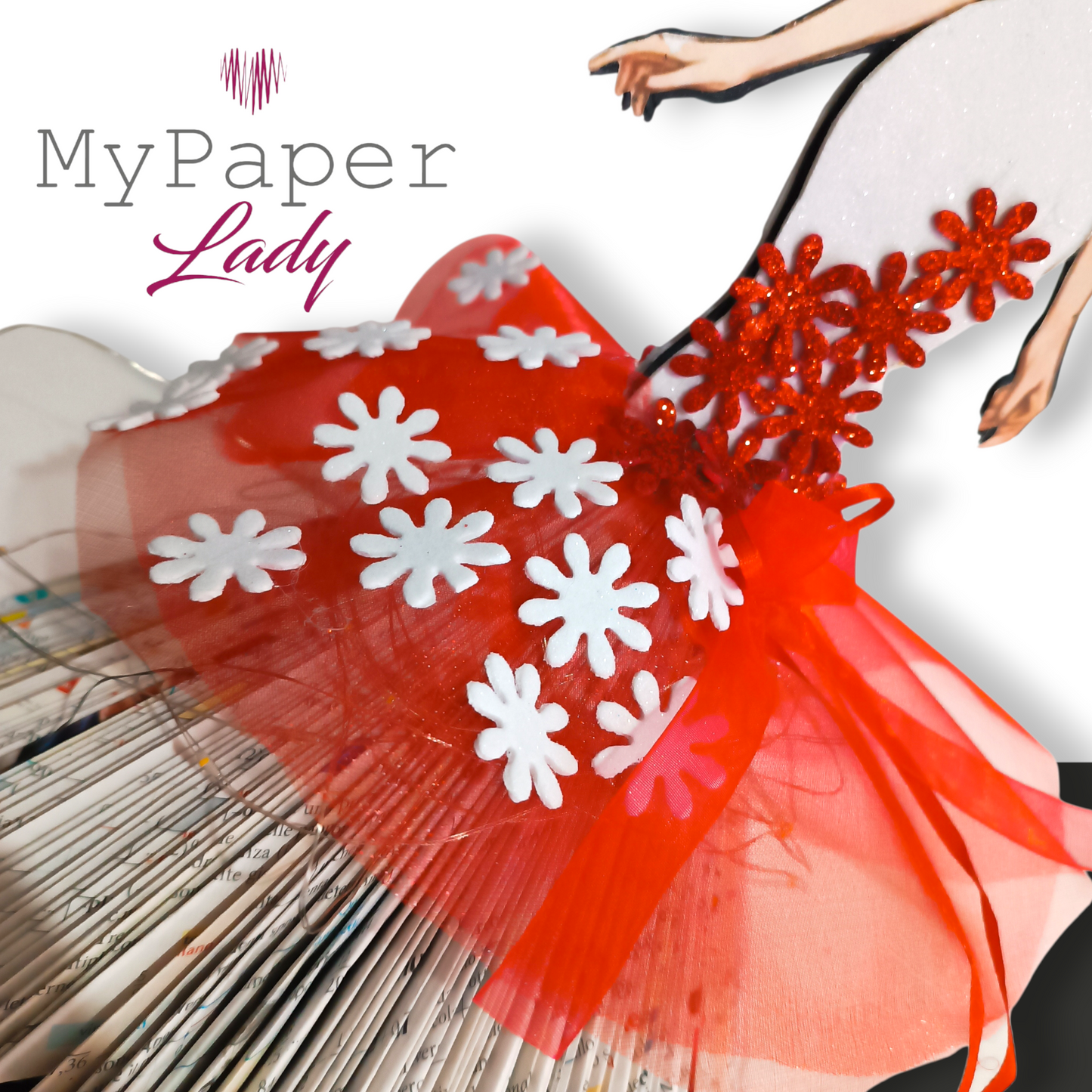Creazioni di carta “Lady Fashion Glitter ”