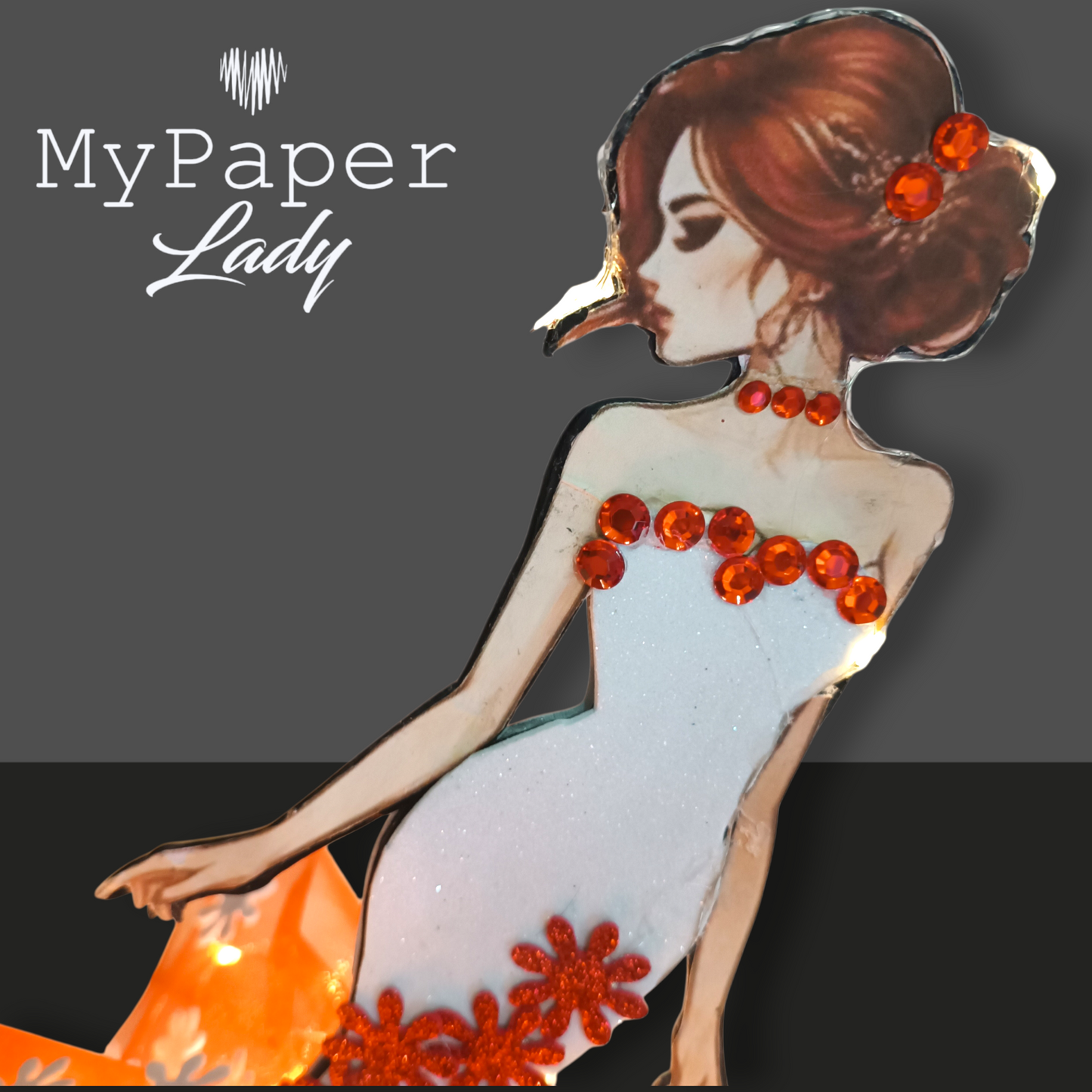 Creazioni di carta “Lady Fashion Glitter ”