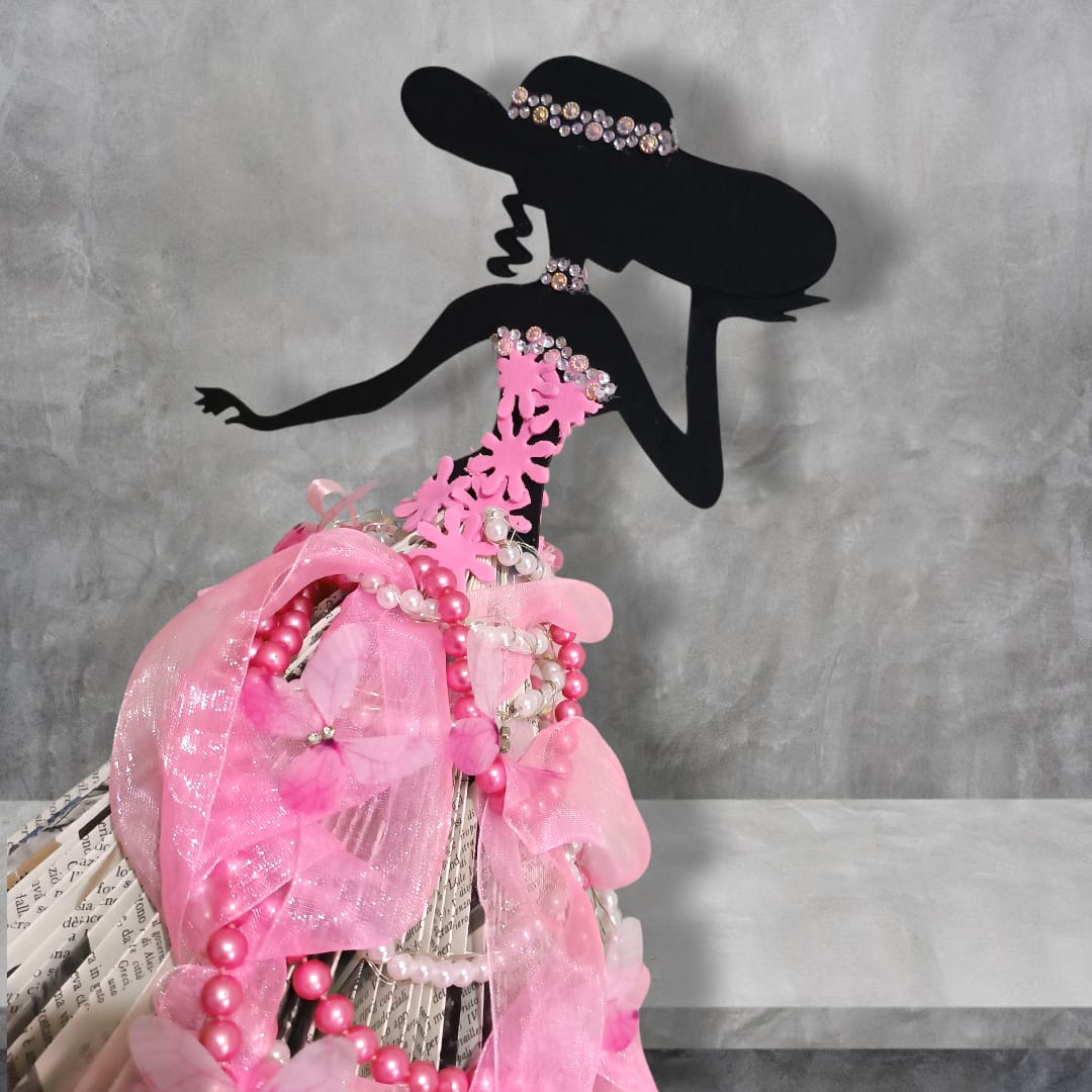 Creazioni di carta "Lady delicata in rosa" - My Paper Lady