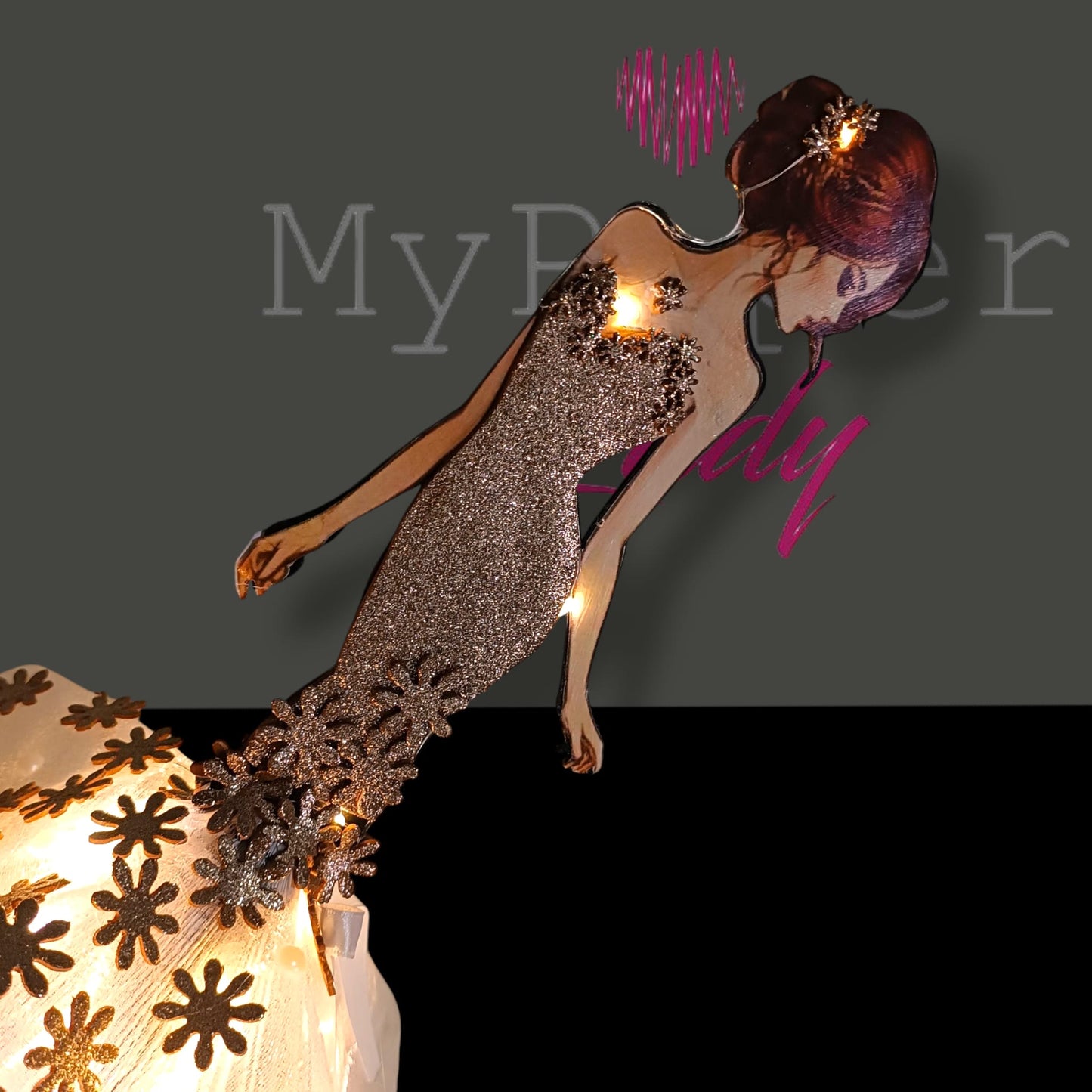 Creazioni di carta “Lady Fashion Glitter ” - My Paper Lady