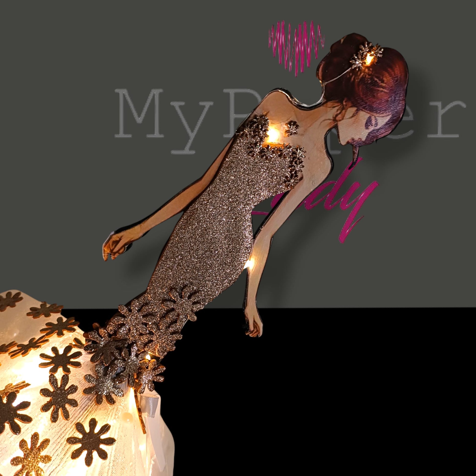 Creazioni di carta “Lady Fashion Glitter ” - My Paper Lady