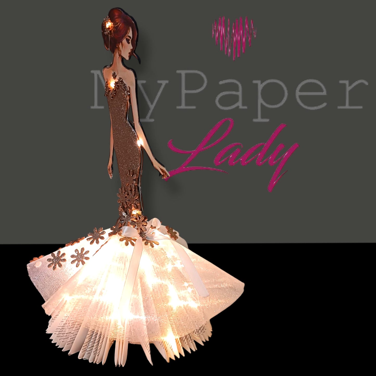Creazioni di carta “Lady Fashion Glitter ” - My Paper Lady
