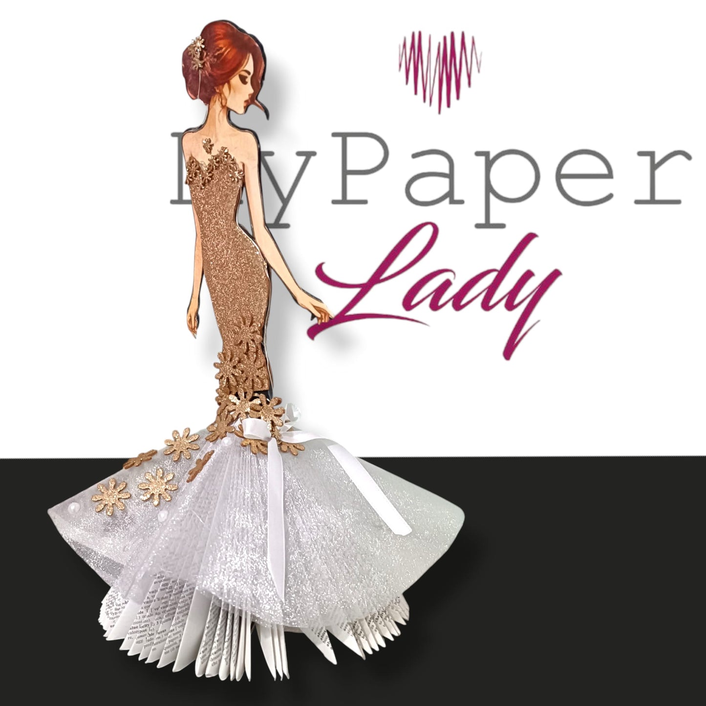 Creazioni di carta “Lady Fashion Glitter ” - My Paper Lady