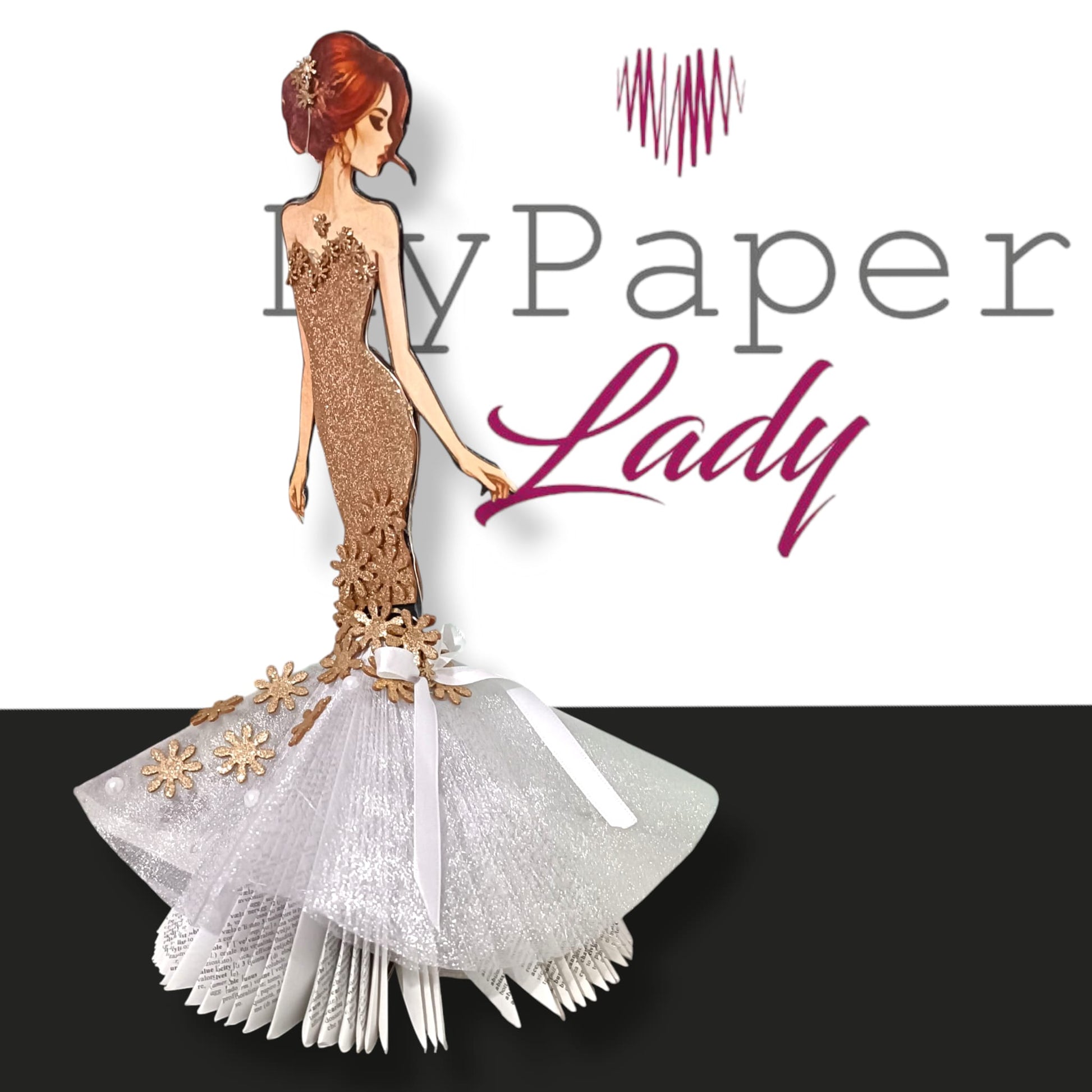 Creazioni di carta “Lady Fashion Glitter ” - My Paper Lady