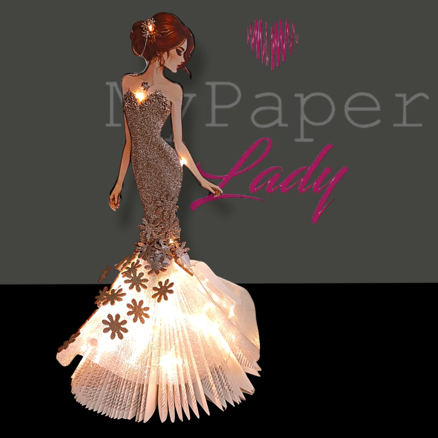 Creazioni di carta “Lady Fashion Glitter ” - My Paper Lady
