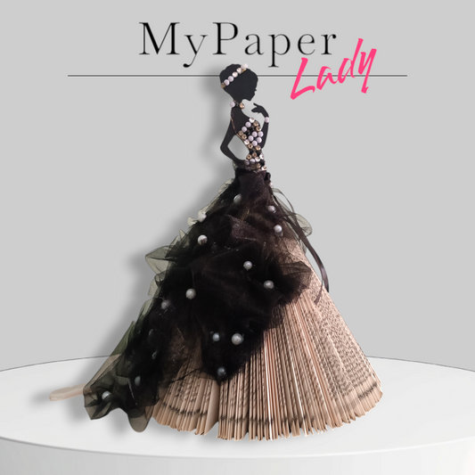 Creazioni di carta "Lady Elegant in black" - My Paper Lady