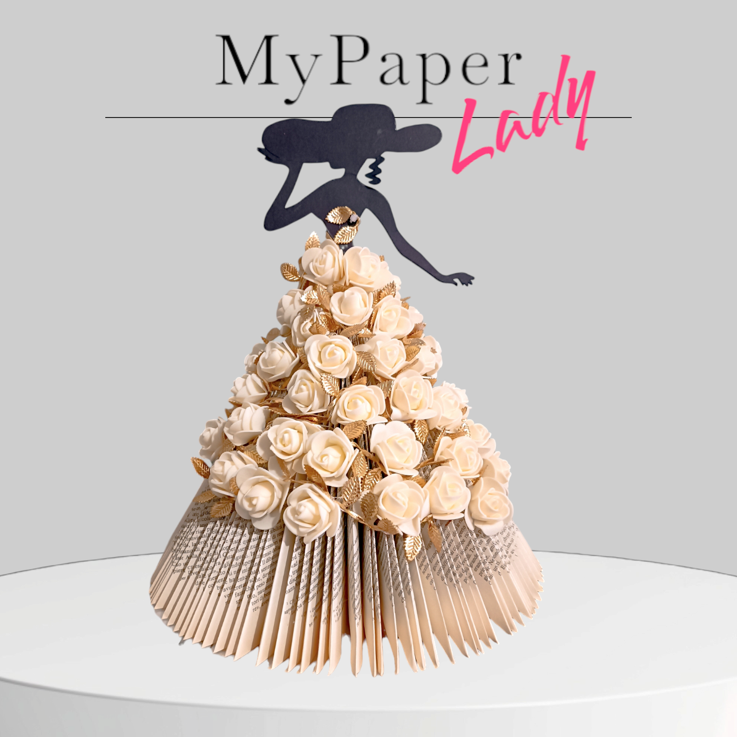 Creazioni di carta "Lady White e Gold" - My Paper Lady