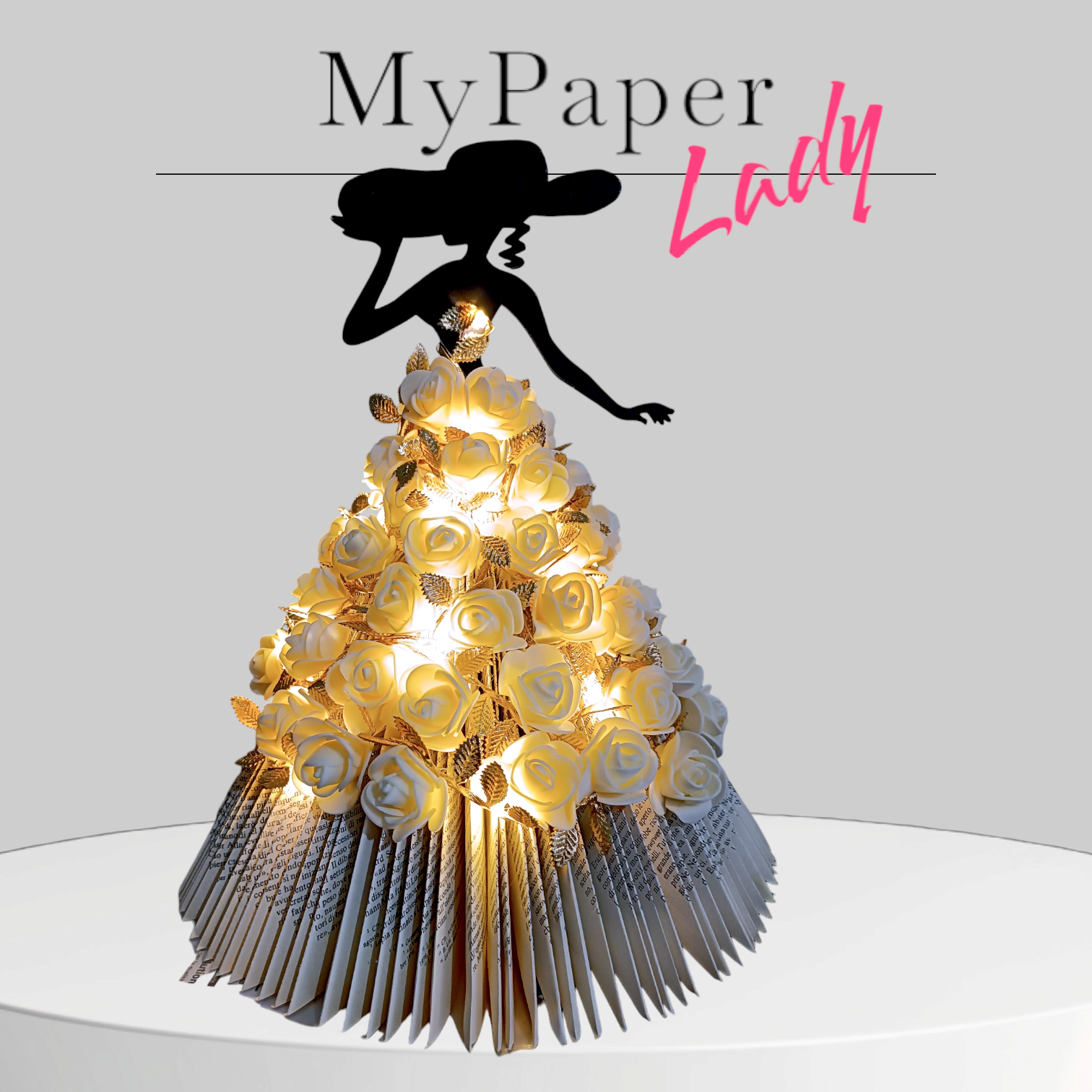 Creazioni di carta "Lady White e Gold" - My Paper Lady