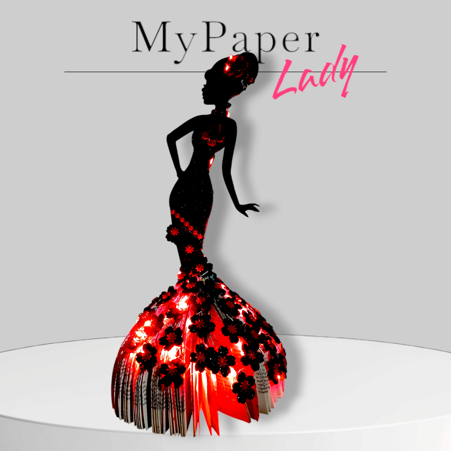 Creazioni di carta "Lady Sirena Black Red'