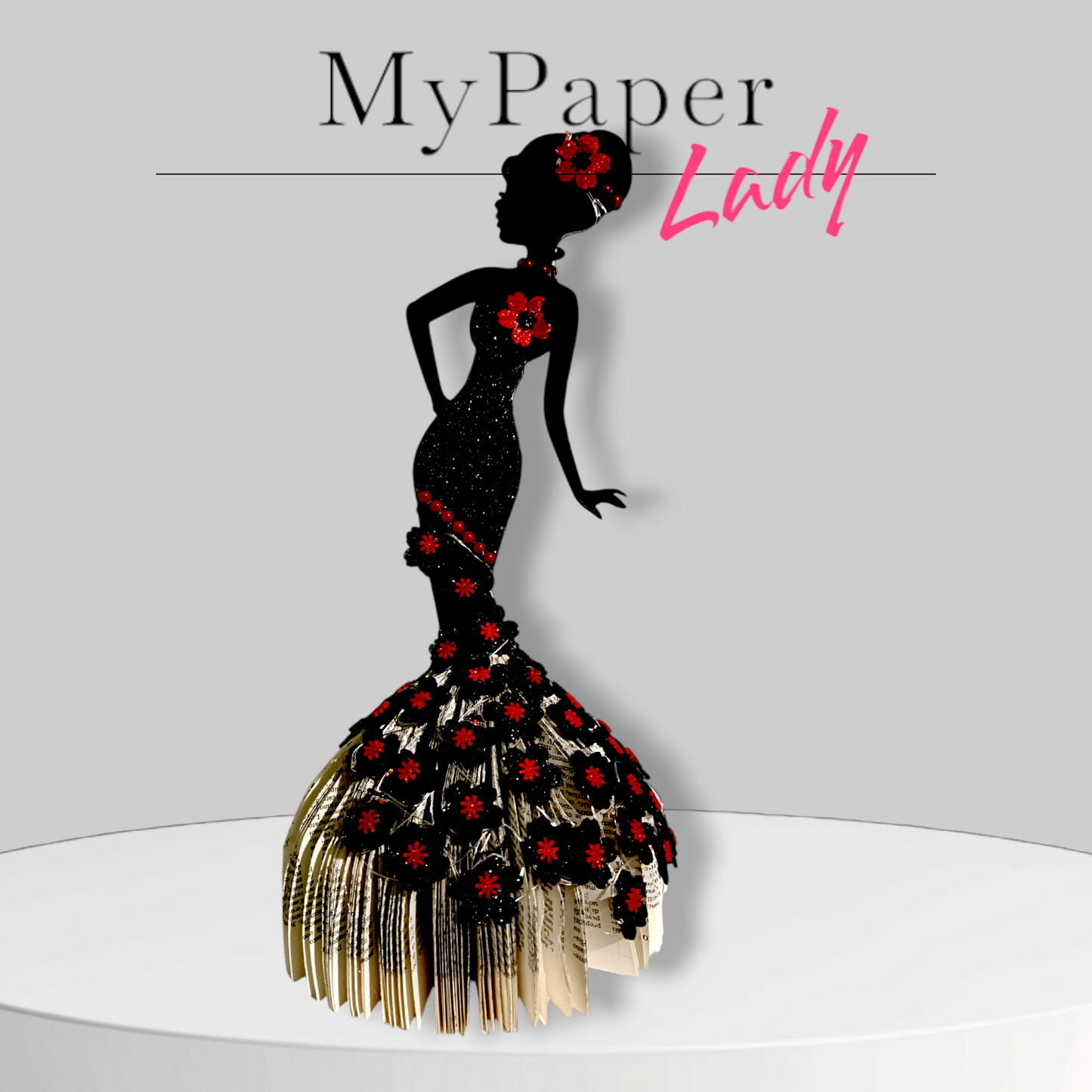 Creazioni di carta "Lady Sirena Black Red'