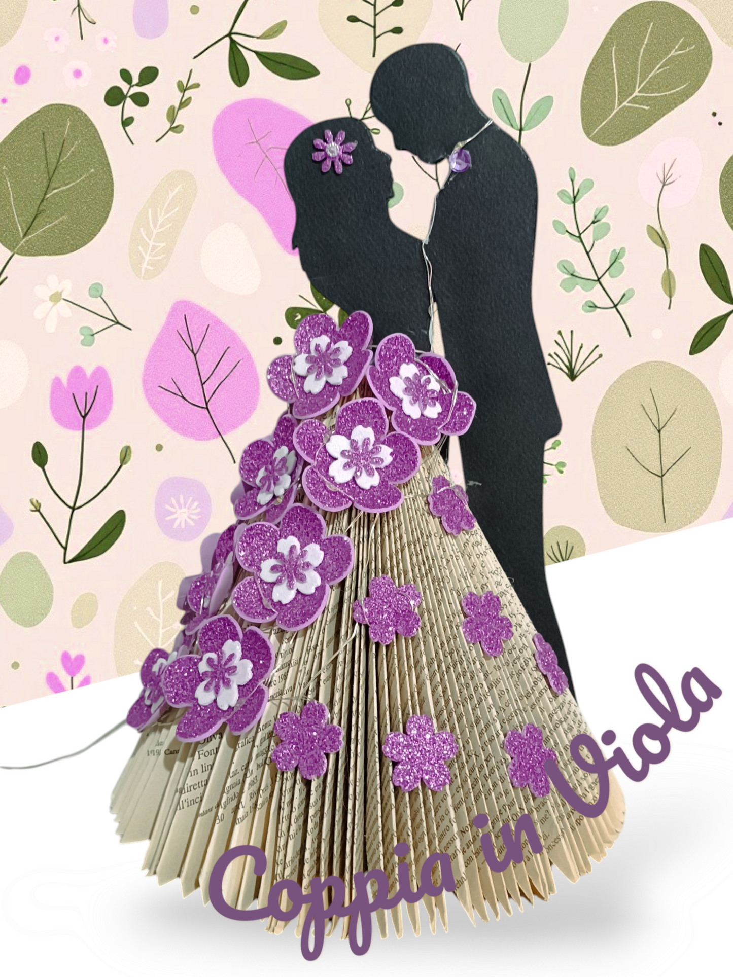 Creazioni di carta "Coppia in Viola" - My Paper Lady