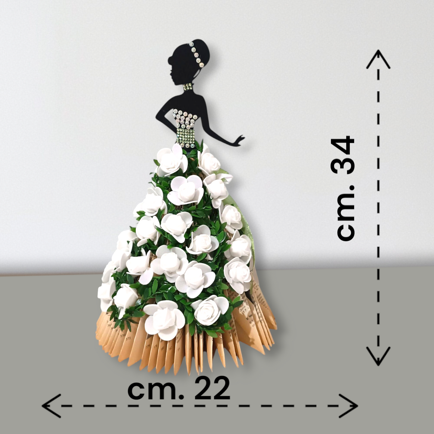 Creazioni di carta "Lady Sempreverde" - My Paper Lady