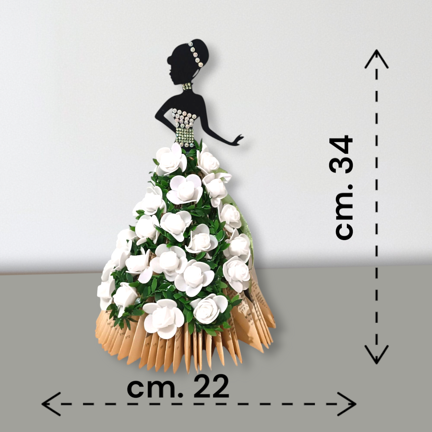 Creazioni di carta "Lady Sempreverde" - My Paper Lady